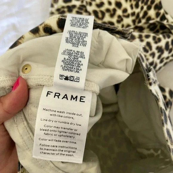 Frame Ali high rise leopard denim - Picture 10 of 12